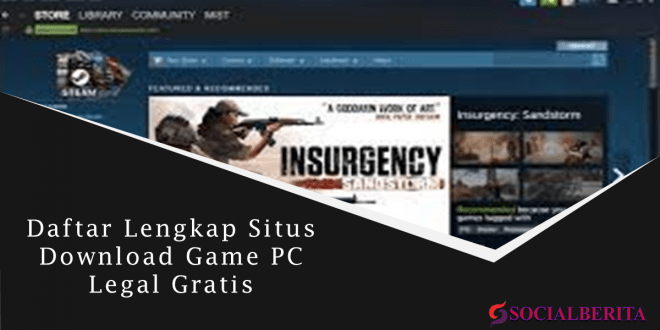 Daftar Lengkap Situs Download Game PC Legal Gratis