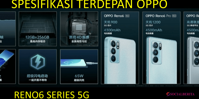 Spesifikasi terdepan OPPO Reno6 Series 5G