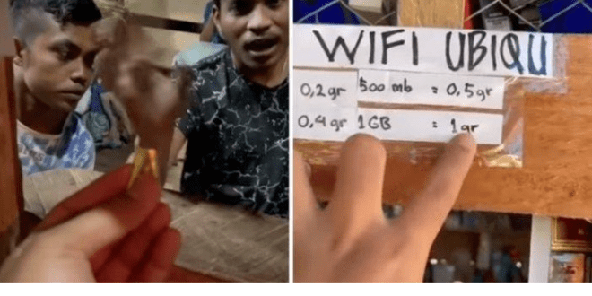 Heboh.! 1 GB Kuota Internet Harganya 1 gram Emas di Papua