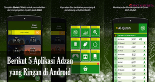 Berikut 5 Aplikasi Adzan yang Ringan di Android